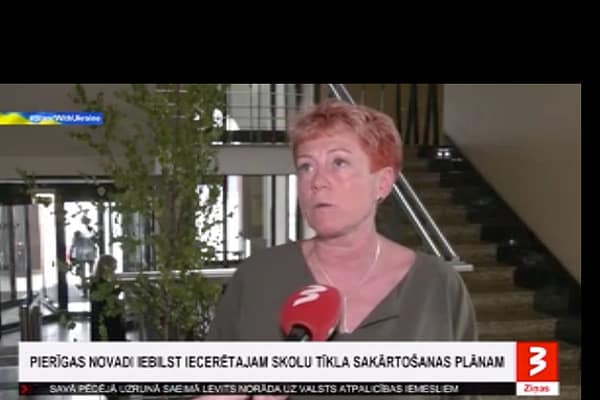 Rīgas Metropoles pašvaldības TV sižetā par skolu tīkla optimizāciju