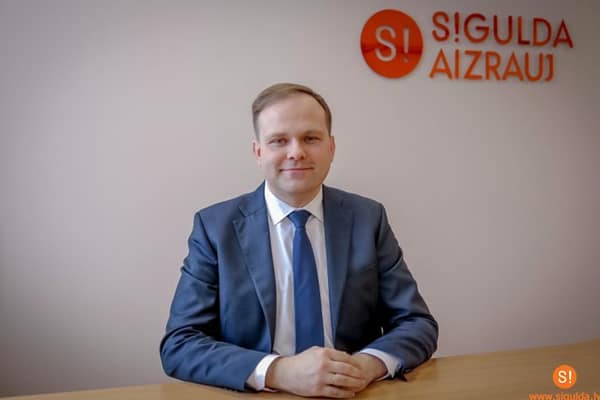 Par Siguldas novada domes priekšsēdētāju kļuvis Linards Kumskis